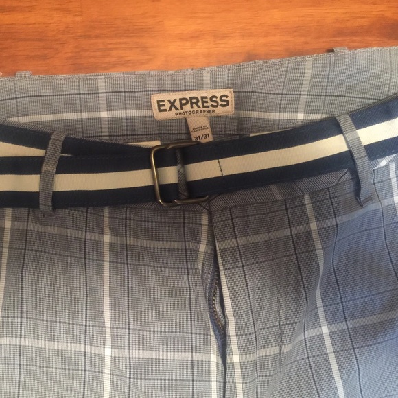 Express Plaid Shorts - Picture 2 of 3